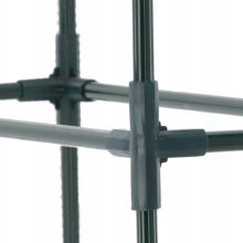 Záhradný fóliovník s policami, 140x140x200 cm