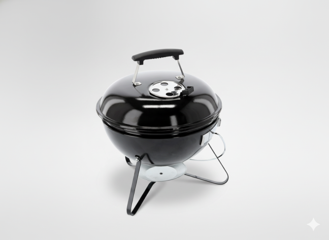 Guľatý gril na drevené uhlie