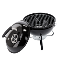 Guľatý gril na drevené uhlie