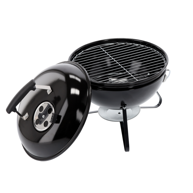 Guľatý gril na drevené uhlie