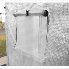 Praktický záhradný fóliovník na pestovanie, 200 x 77 x 168/146 cm