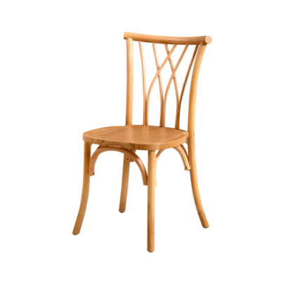 Drevená svadobná stolička VIENNA – prírodná