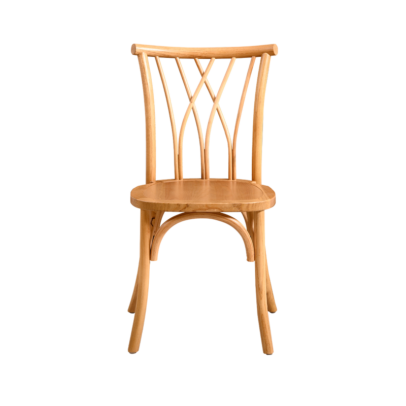 Drevená svadobná stolička VIENNA – prírodná