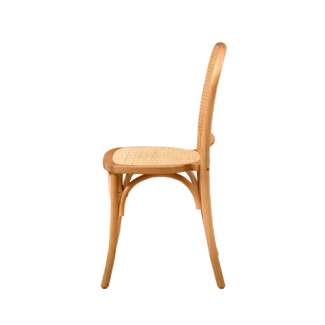 Drevená svadobná stolička PALERMO – prírodná