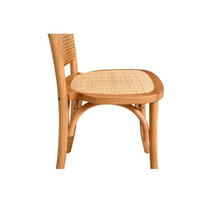 Drevená svadobná stolička PALERMO – prírodná