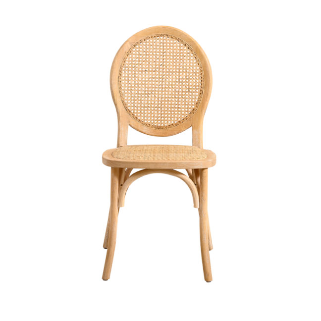 Drevená svadobná stolička PALACE – prírodná