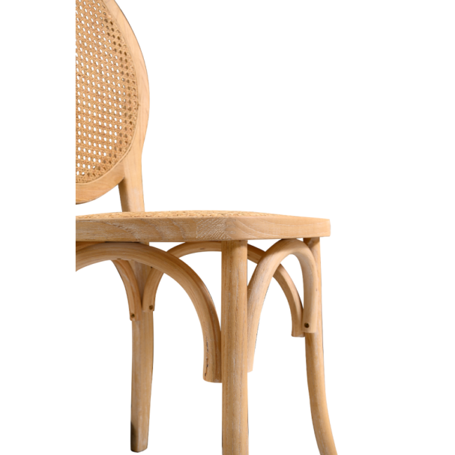 Drevená svadobná stolička PALACE – prírodná