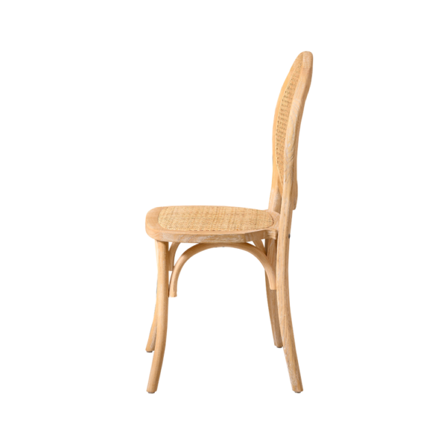 Drevená svadobná stolička PALACE – prírodná