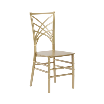 Svadobná stolička CHAMELEON – zlatá