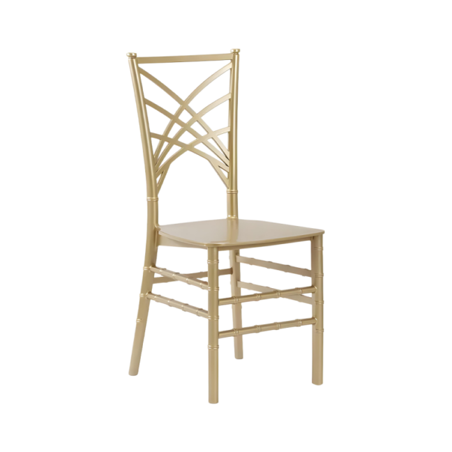 Svadobná stolička CHAMELEON – zlatá