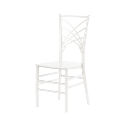 Svadobná stolička CHAMELEON – biela