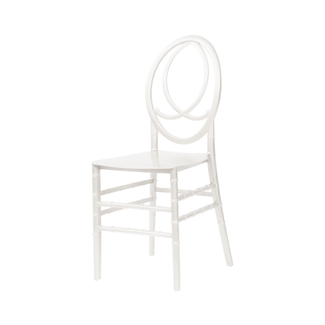 Svadobná stolička PHOENIX – biela