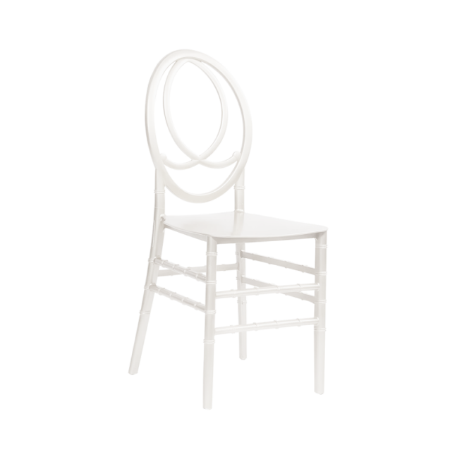 Svadobná stolička PHOENIX – biela