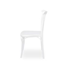 Kaviarenská stolička RETRO – biela