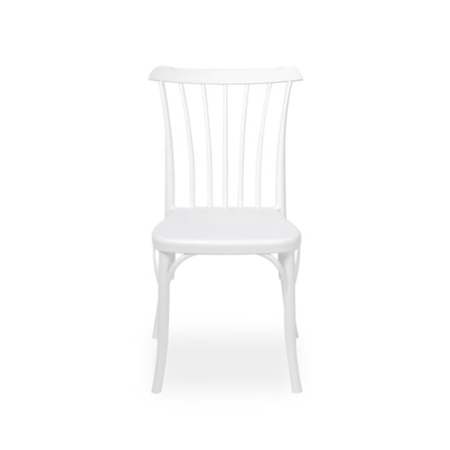 Kaviarenská stolička RETRO – biela