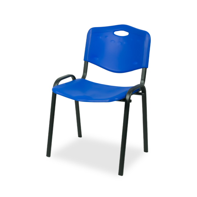 Konferenčná stolička ISO PLAST – modrá