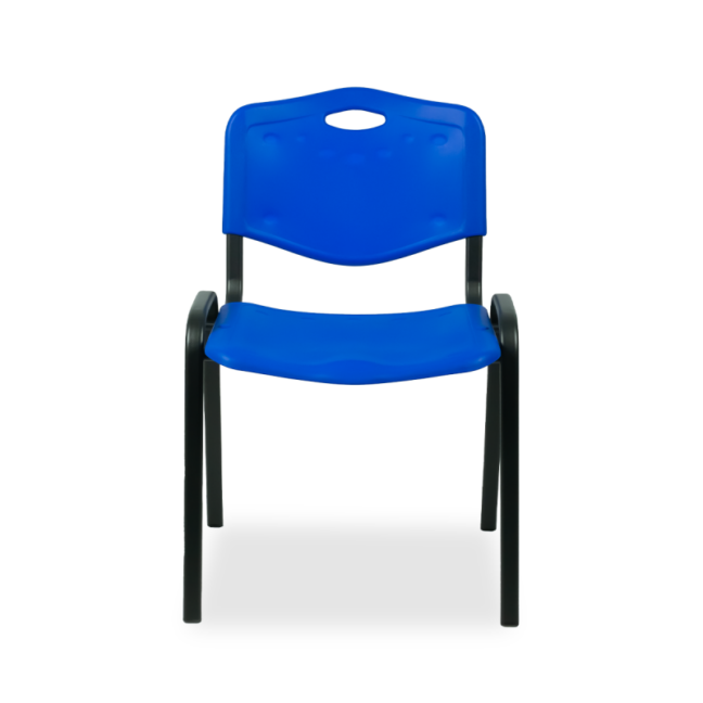 Konferenčná stolička ISO PLAST – modrá
