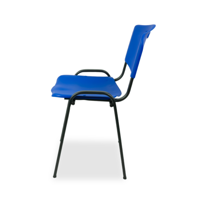 Konferenčná stolička ISO PLAST – modrá