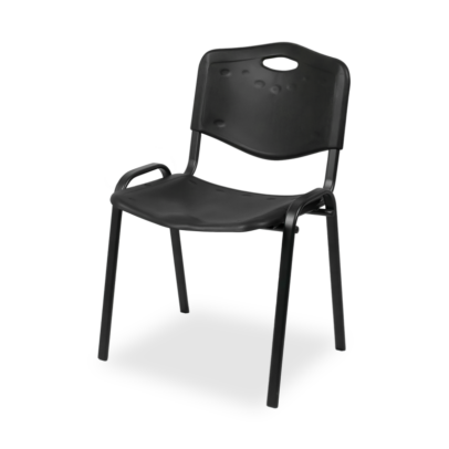 Konferenčná stolička ISO PLAST – čierna