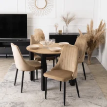 Jedálenská stolička BARI, béžová