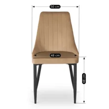 Jedálenská stolička BARI, béžová