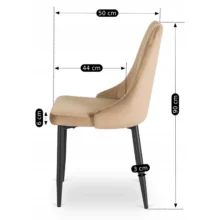 Jedálenská stolička BARI, béžová