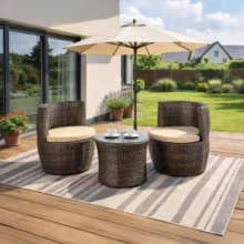 Záhradný nábytok FRIO, hnedý