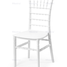 Banketová stolička Tiffany biela