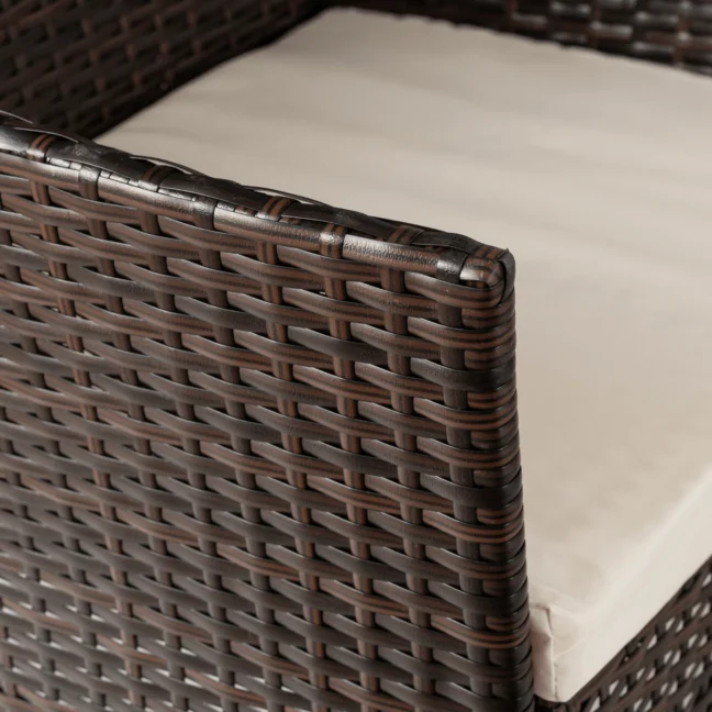 Záhradný set MISSISIPI, hnedá/béžová