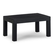 Záhradný set BRENTA, čierna/sivá