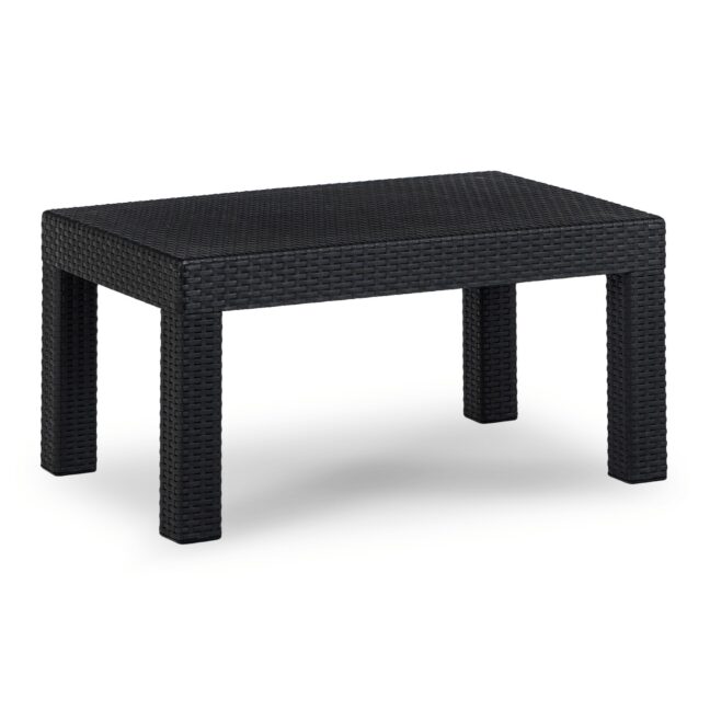 Záhradný set BRENTA, čierna/sivá