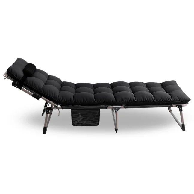 Záhradné ležadlo VENUS, čierna