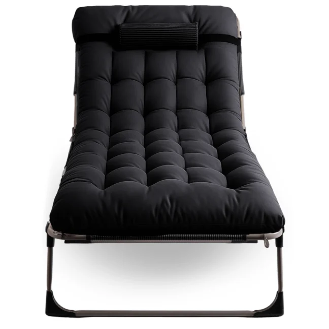 Záhradné ležadlo VENUS, čierna