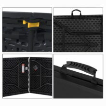 Záhradný cateringový set Party, čierna