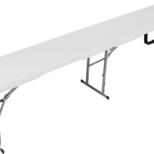 Záhradný cateringový set Party, biela