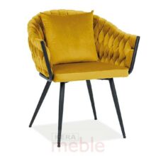 Jedálenská stolička NUVO – žltá