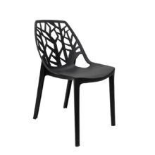 Jedálenská stolička ELOWEN, čierna