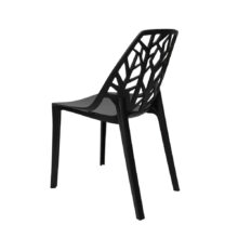 Jedálenská stolička ELOWEN, čierna