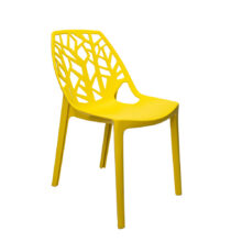 Jedálenská stolička ELOWEN, žltá