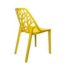 Jedálenská stolička ELOWEN, žltá