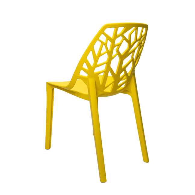 Jedálenská stolička ELOWEN, žltá