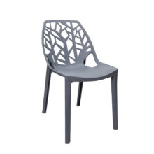 Jedálenská stolička ELOWEN, sivá