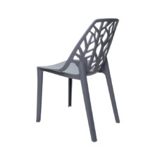 Jedálenská stolička ELOWEN, sivá