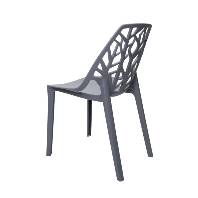 Jedálenská stolička ELOWEN, sivá