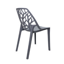 Jedálenská stolička ELOWEN, sivá