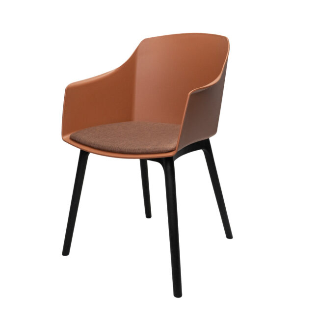 Jedálenská stolička AVELINE, hnedá