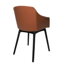 Jedálenská stolička AVELINE, hnedá