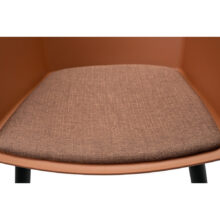 Jedálenská stolička AVELINE, hnedá