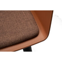 Jedálenská stolička AVELINE, hnedá