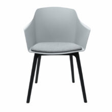 Jedálenská stolička AVELINE, sivá